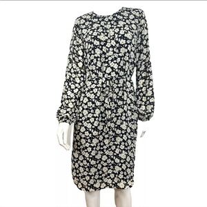 Ralph Lauren blue dress with white floral pattern